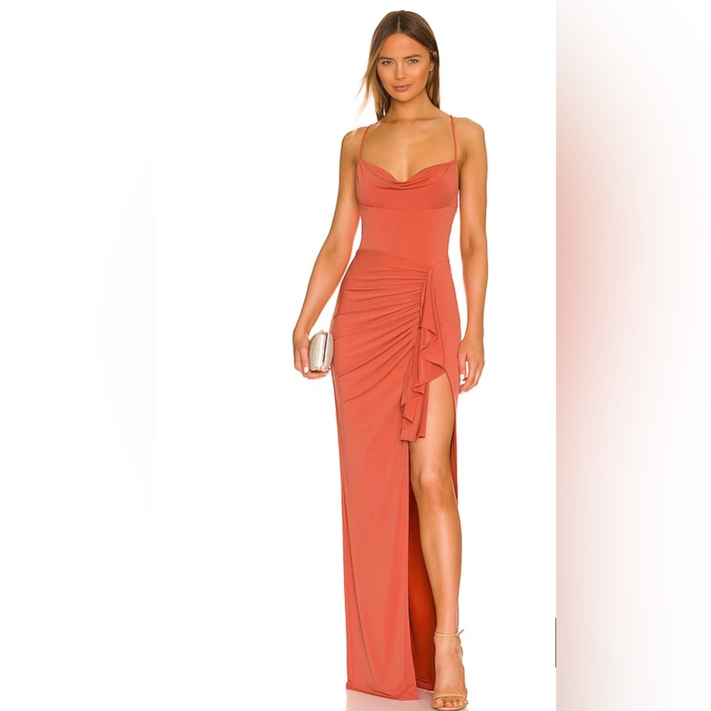 Katie May So Juicy Gown in Rust